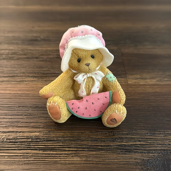 Cherished Teddies Other - Cherished Teddies Londa “A Sweet Friendship is the Slice of Life” 2002 Figurine